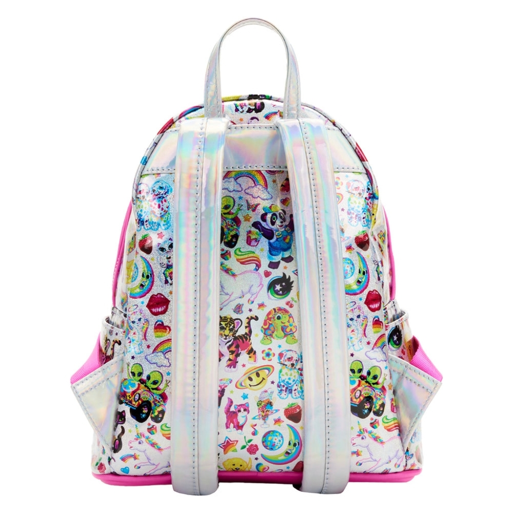 Loungefly Multicolor Backpack With Pink Accents - image 2